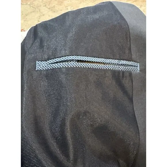 Haggar Men's Blazer Blue X-Large(48/50) Stretch Cotton Smart Wash Sports Coat